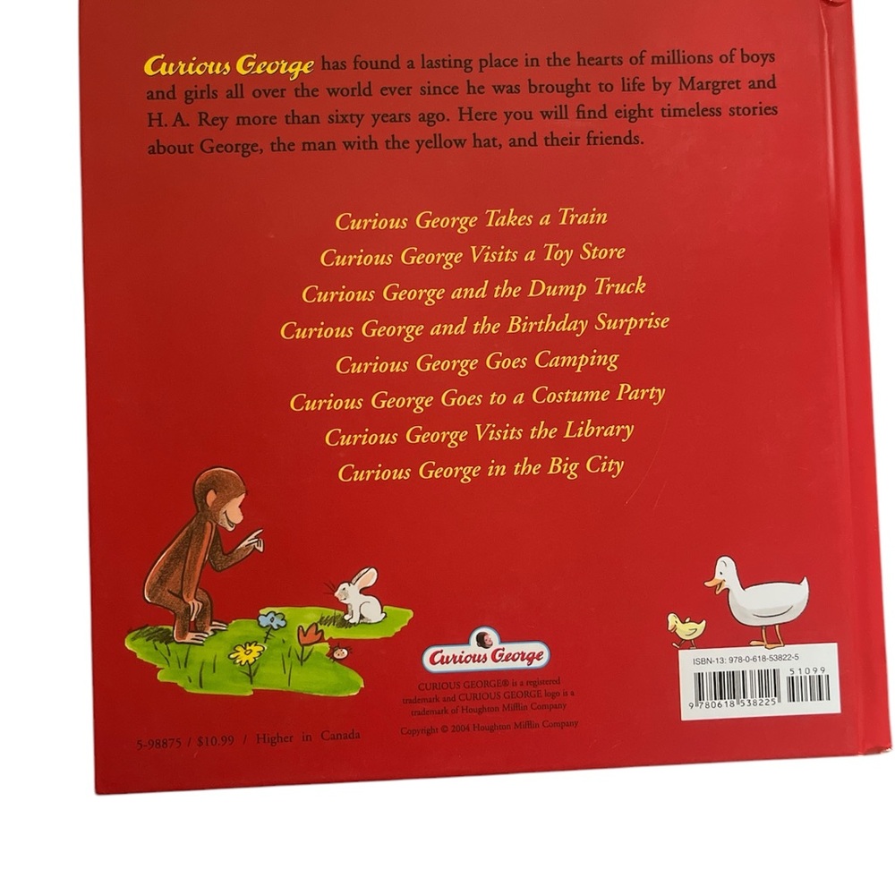 Curious George Treasury Book - Red Cover - Picture 2 of 4